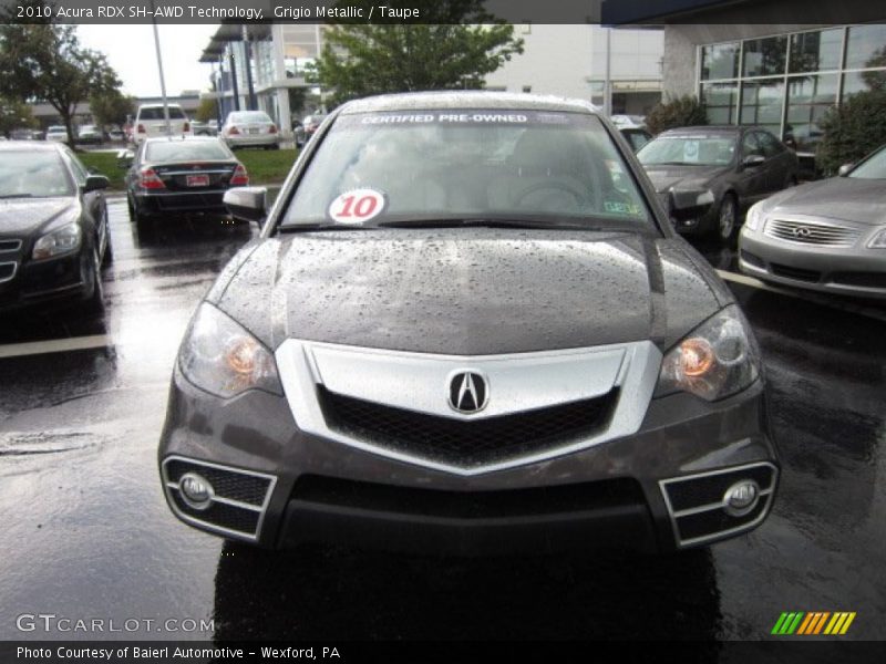 Grigio Metallic / Taupe 2010 Acura RDX SH-AWD Technology