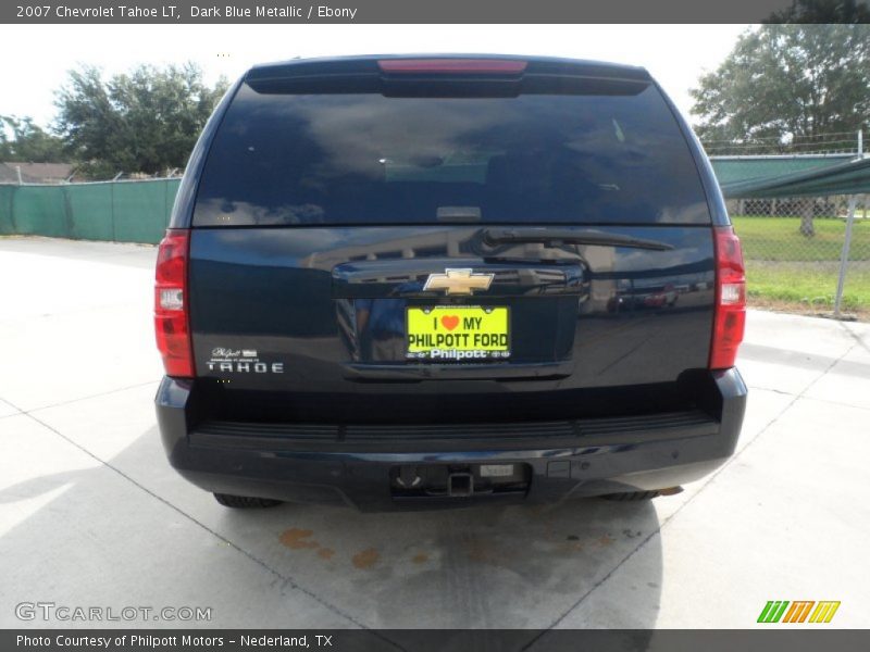 Dark Blue Metallic / Ebony 2007 Chevrolet Tahoe LT