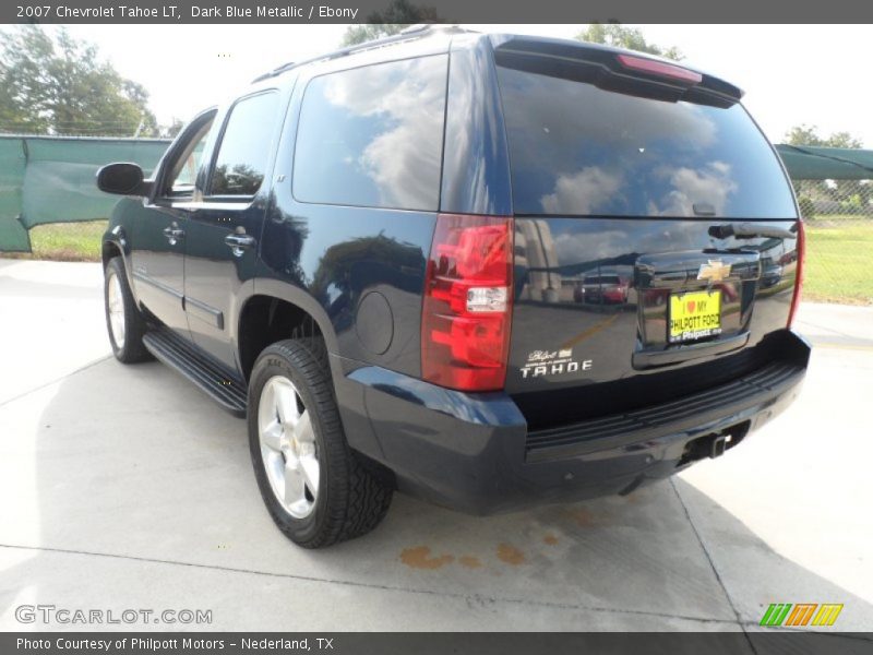 Dark Blue Metallic / Ebony 2007 Chevrolet Tahoe LT