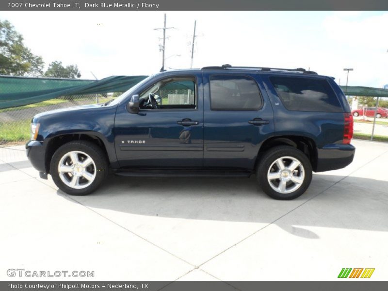 Dark Blue Metallic / Ebony 2007 Chevrolet Tahoe LT