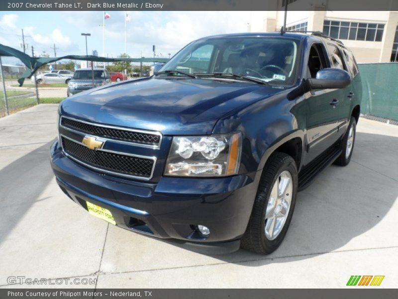 Dark Blue Metallic / Ebony 2007 Chevrolet Tahoe LT