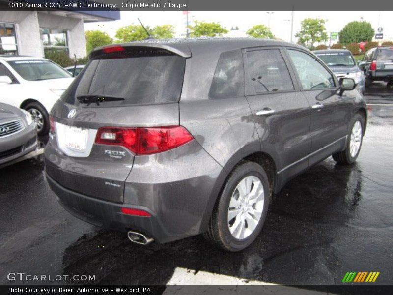 Grigio Metallic / Taupe 2010 Acura RDX SH-AWD Technology