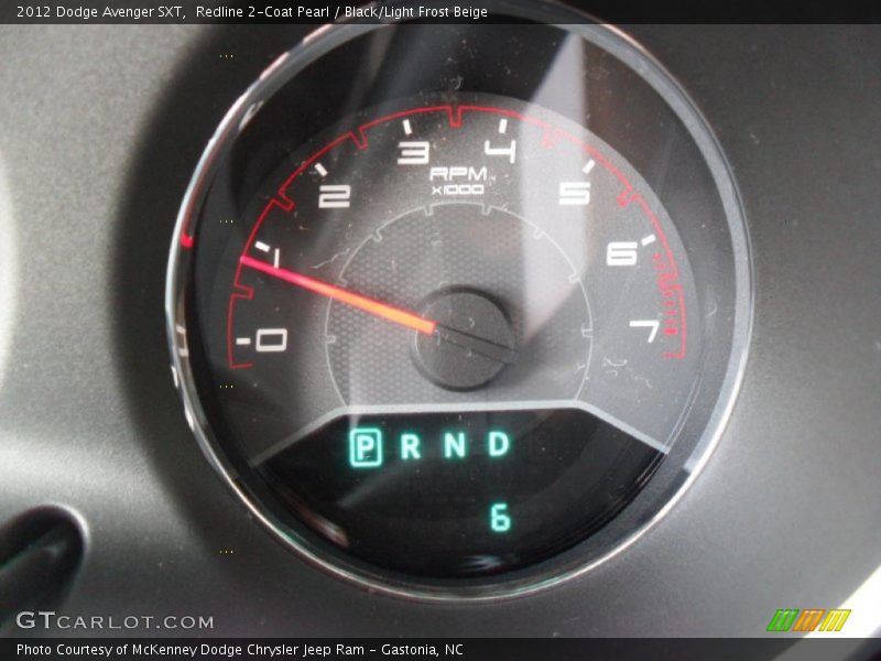 Redline 2-Coat Pearl / Black/Light Frost Beige 2012 Dodge Avenger SXT