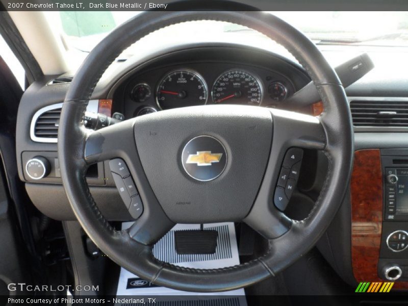 Dark Blue Metallic / Ebony 2007 Chevrolet Tahoe LT