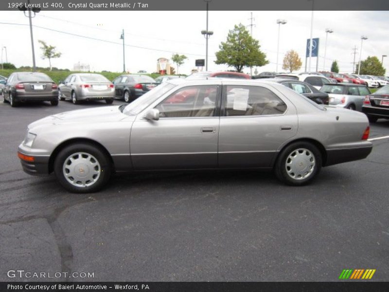 Crystal Quartz Metallic / Tan 1996 Lexus LS 400