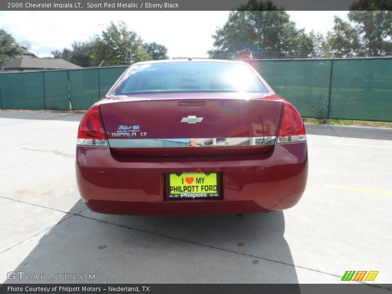 Sport Red Metallic / Ebony Black 2006 Chevrolet Impala LT