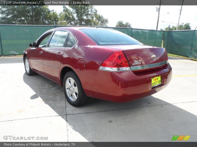Sport Red Metallic / Ebony Black 2006 Chevrolet Impala LT
