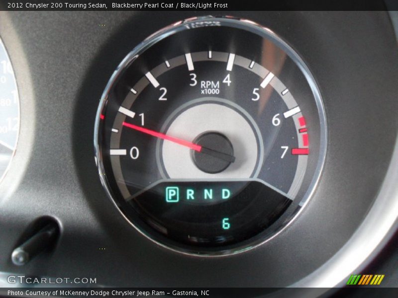 Blackberry Pearl Coat / Black/Light Frost 2012 Chrysler 200 Touring Sedan