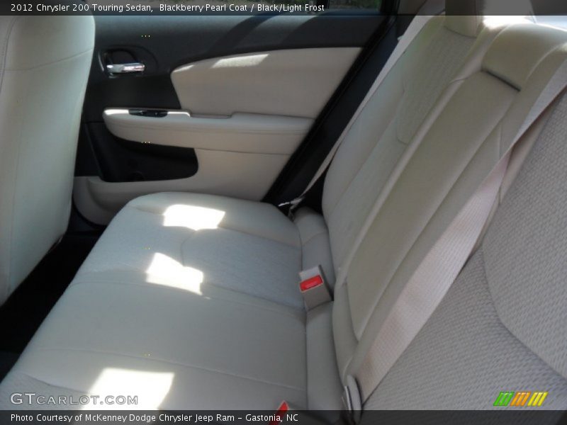 Blackberry Pearl Coat / Black/Light Frost 2012 Chrysler 200 Touring Sedan