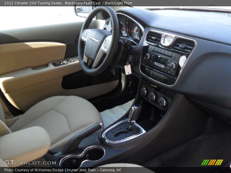 Blackberry Pearl Coat / Black/Light Frost 2012 Chrysler 200 Touring Sedan