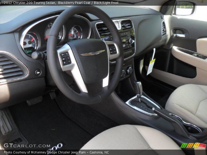 Black/Light Frost Interior - 2012 200 Touring Sedan 