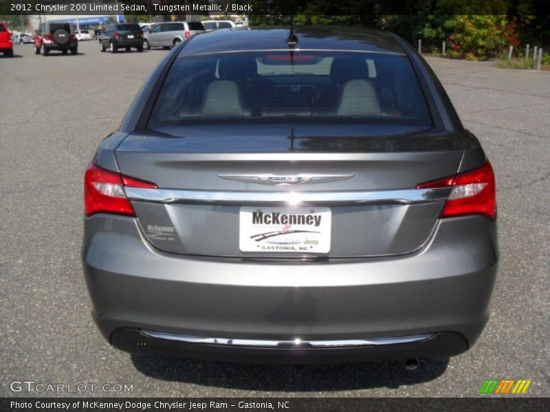 Tungsten Metallic / Black 2012 Chrysler 200 Limited Sedan