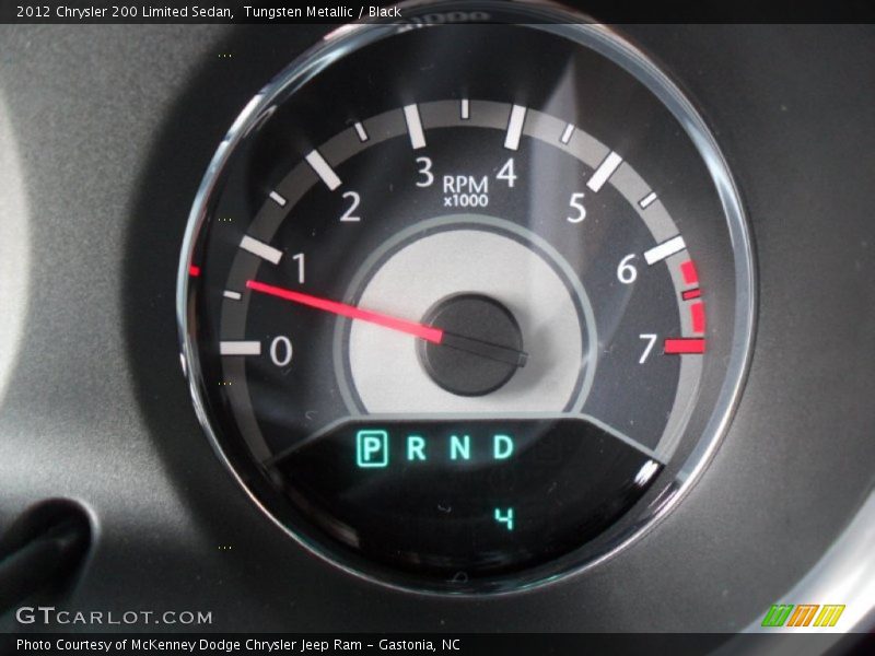 Tungsten Metallic / Black 2012 Chrysler 200 Limited Sedan