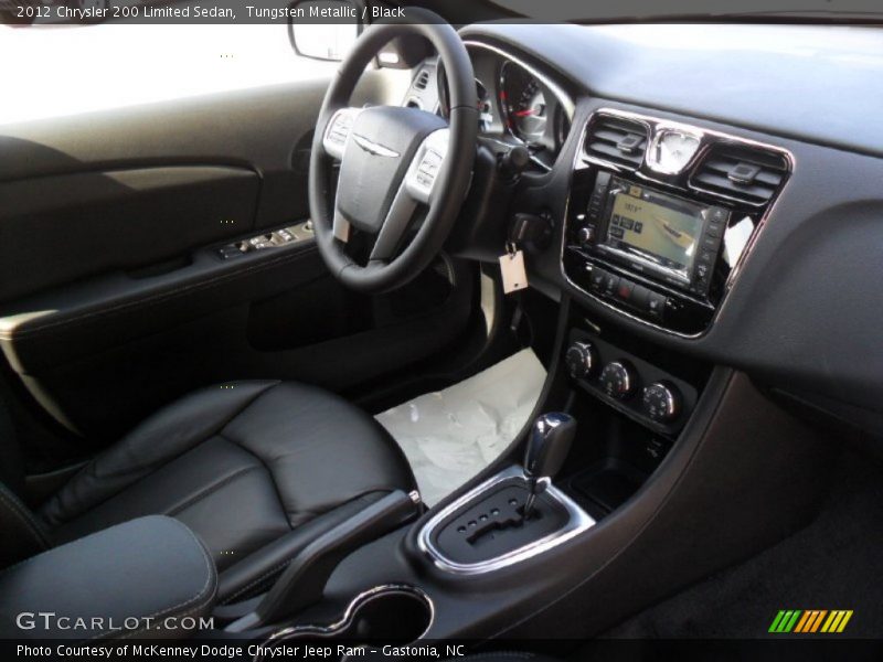 Tungsten Metallic / Black 2012 Chrysler 200 Limited Sedan