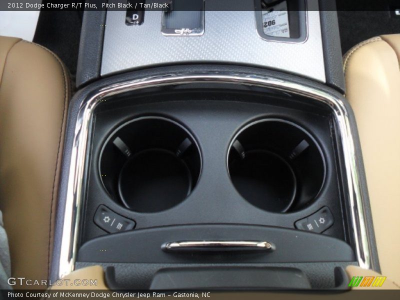 Pitch Black / Tan/Black 2012 Dodge Charger R/T Plus