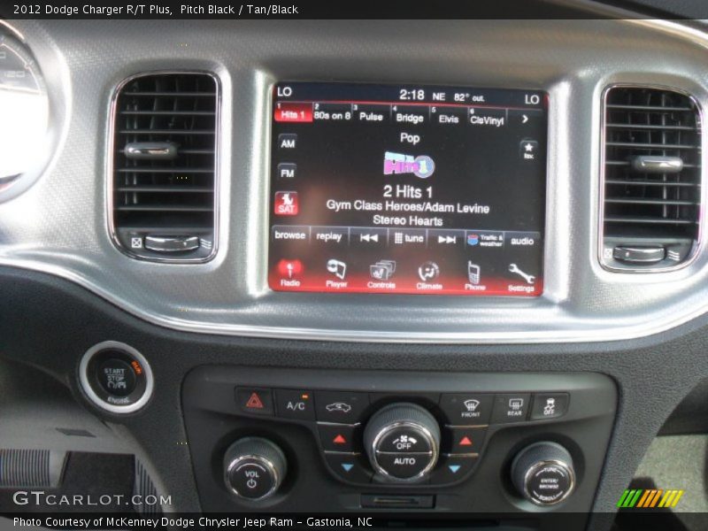 Controls of 2012 Charger R/T Plus
