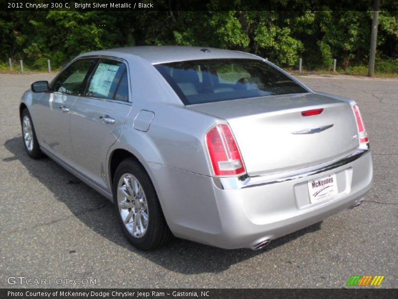 Bright Silver Metallic / Black 2012 Chrysler 300 C
