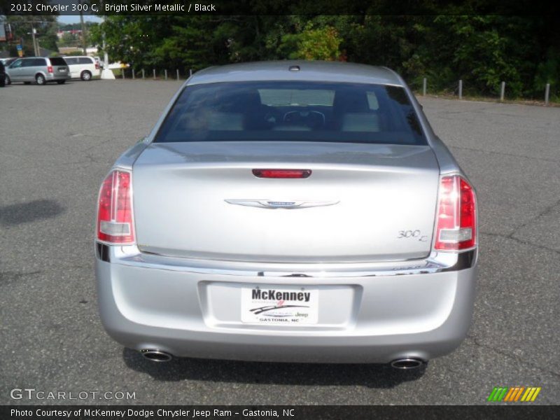 Bright Silver Metallic / Black 2012 Chrysler 300 C