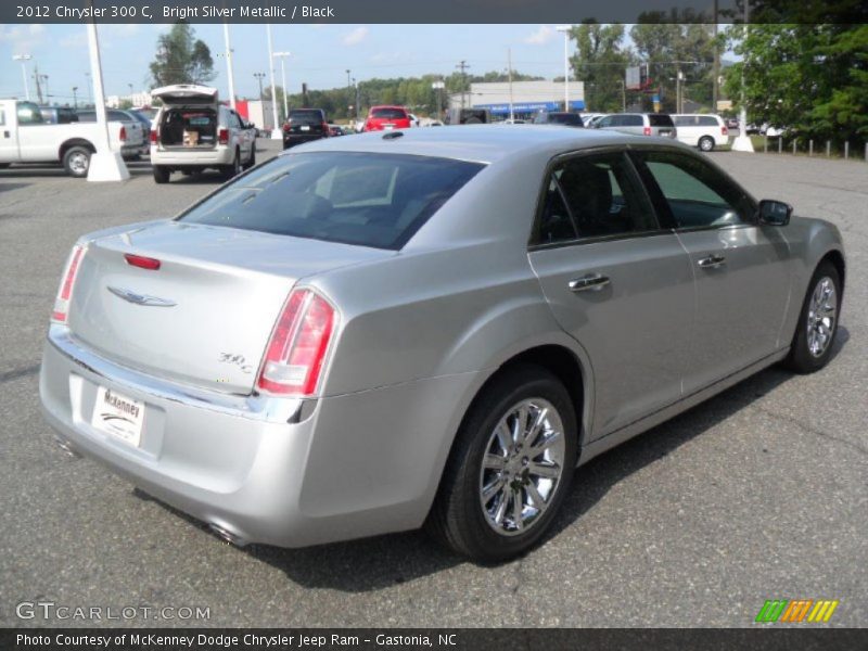 Bright Silver Metallic / Black 2012 Chrysler 300 C