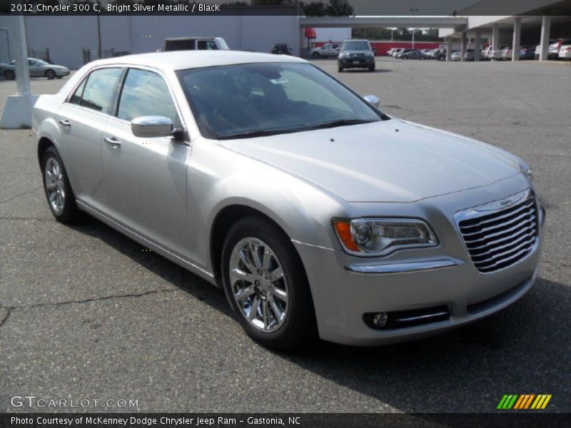 Bright Silver Metallic / Black 2012 Chrysler 300 C