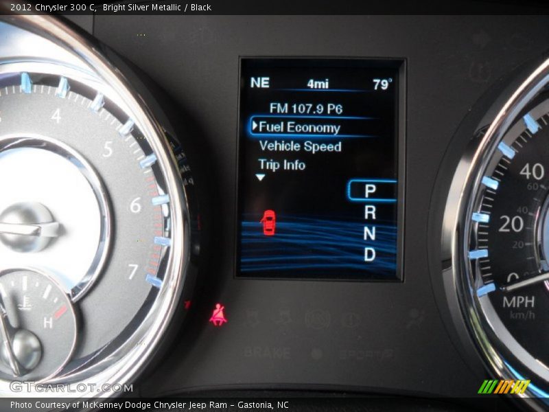 Bright Silver Metallic / Black 2012 Chrysler 300 C