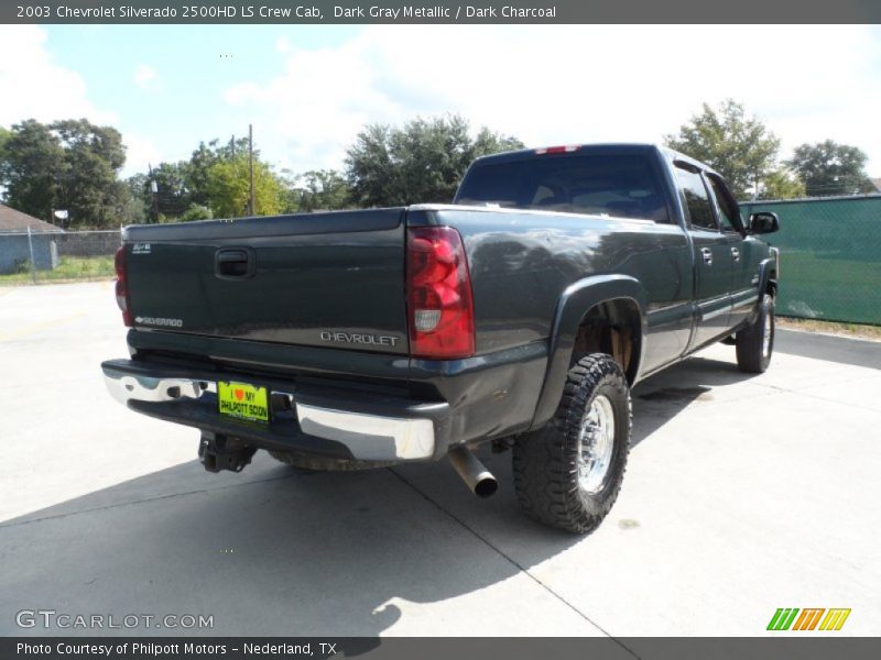 Dark Gray Metallic / Dark Charcoal 2003 Chevrolet Silverado 2500HD LS Crew Cab