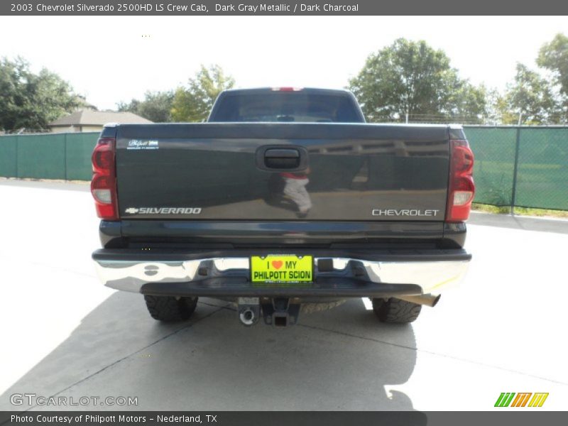 Dark Gray Metallic / Dark Charcoal 2003 Chevrolet Silverado 2500HD LS Crew Cab