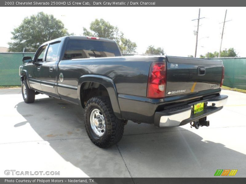 Dark Gray Metallic / Dark Charcoal 2003 Chevrolet Silverado 2500HD LS Crew Cab