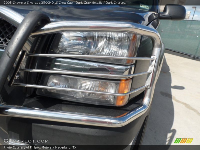 Dark Gray Metallic / Dark Charcoal 2003 Chevrolet Silverado 2500HD LS Crew Cab