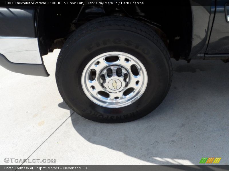Dark Gray Metallic / Dark Charcoal 2003 Chevrolet Silverado 2500HD LS Crew Cab