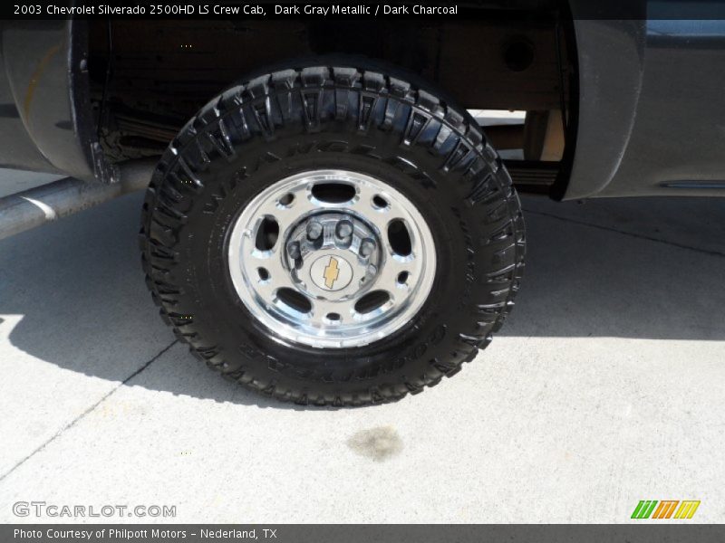 Dark Gray Metallic / Dark Charcoal 2003 Chevrolet Silverado 2500HD LS Crew Cab