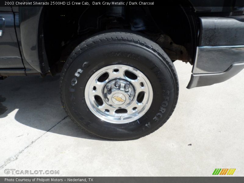 Dark Gray Metallic / Dark Charcoal 2003 Chevrolet Silverado 2500HD LS Crew Cab