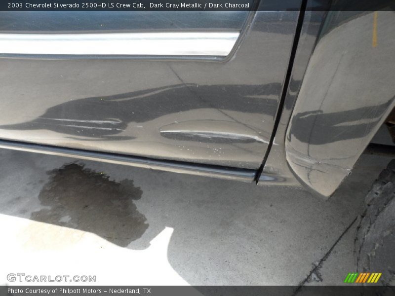 Dark Gray Metallic / Dark Charcoal 2003 Chevrolet Silverado 2500HD LS Crew Cab