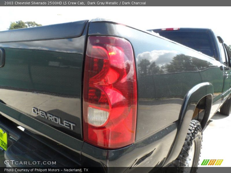 Dark Gray Metallic / Dark Charcoal 2003 Chevrolet Silverado 2500HD LS Crew Cab