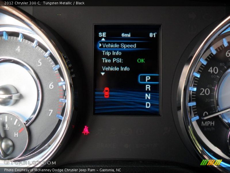 Tungsten Metallic / Black 2012 Chrysler 300 C