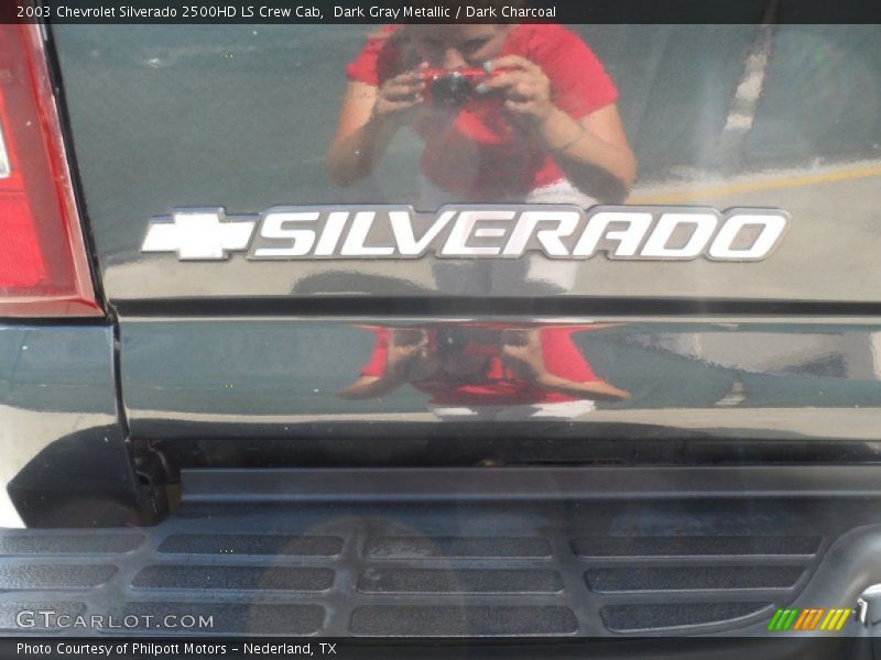 Dark Gray Metallic / Dark Charcoal 2003 Chevrolet Silverado 2500HD LS Crew Cab