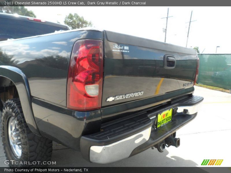 Dark Gray Metallic / Dark Charcoal 2003 Chevrolet Silverado 2500HD LS Crew Cab