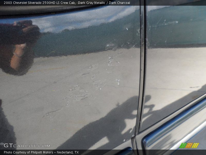 Dark Gray Metallic / Dark Charcoal 2003 Chevrolet Silverado 2500HD LS Crew Cab