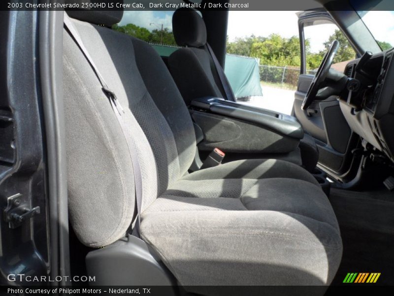 Dark Gray Metallic / Dark Charcoal 2003 Chevrolet Silverado 2500HD LS Crew Cab