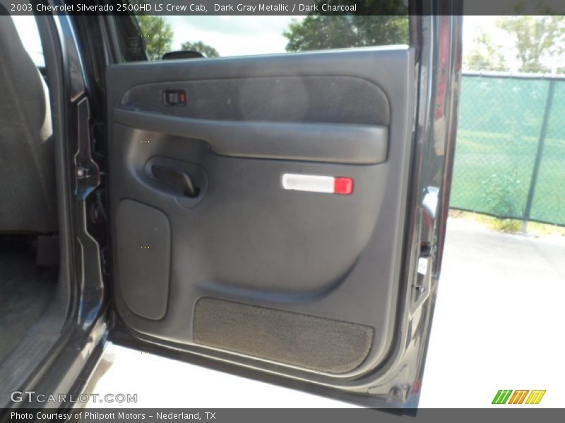Dark Gray Metallic / Dark Charcoal 2003 Chevrolet Silverado 2500HD LS Crew Cab