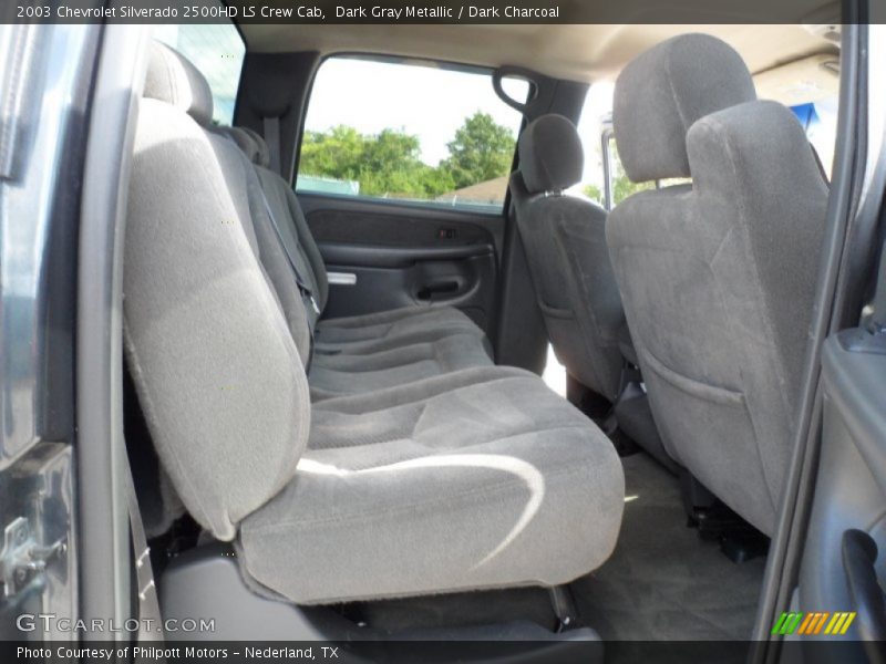 Dark Gray Metallic / Dark Charcoal 2003 Chevrolet Silverado 2500HD LS Crew Cab