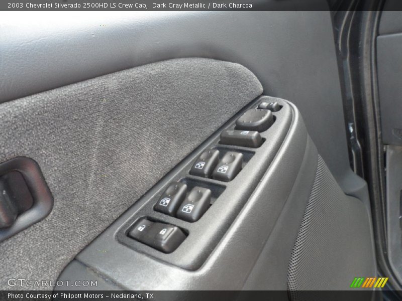 Dark Gray Metallic / Dark Charcoal 2003 Chevrolet Silverado 2500HD LS Crew Cab