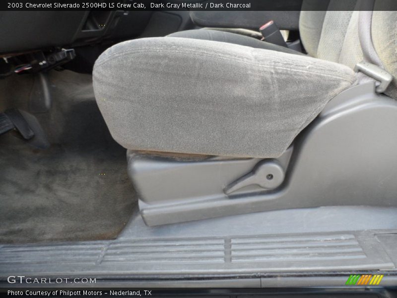 Dark Gray Metallic / Dark Charcoal 2003 Chevrolet Silverado 2500HD LS Crew Cab