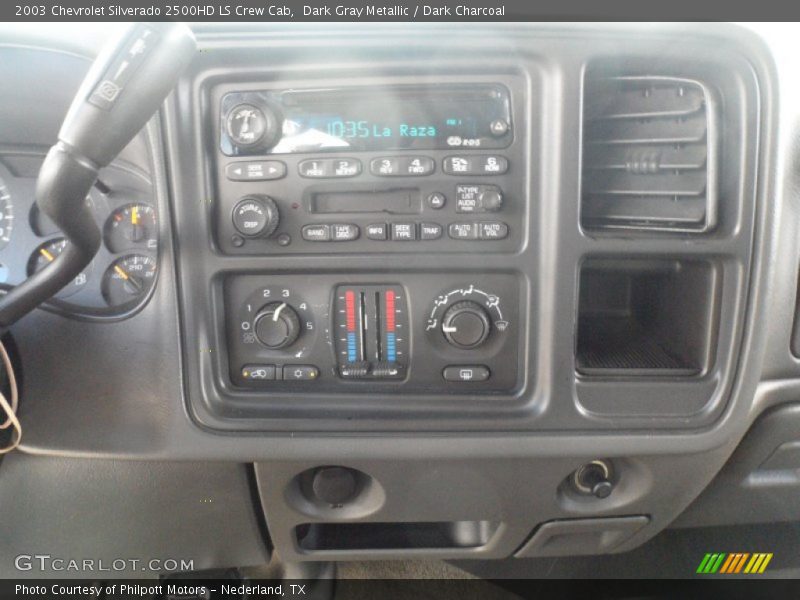 Dark Gray Metallic / Dark Charcoal 2003 Chevrolet Silverado 2500HD LS Crew Cab