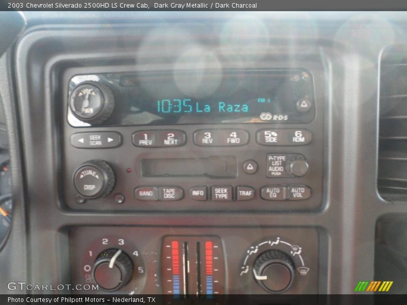 Dark Gray Metallic / Dark Charcoal 2003 Chevrolet Silverado 2500HD LS Crew Cab