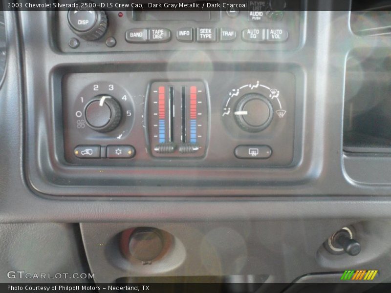 Dark Gray Metallic / Dark Charcoal 2003 Chevrolet Silverado 2500HD LS Crew Cab