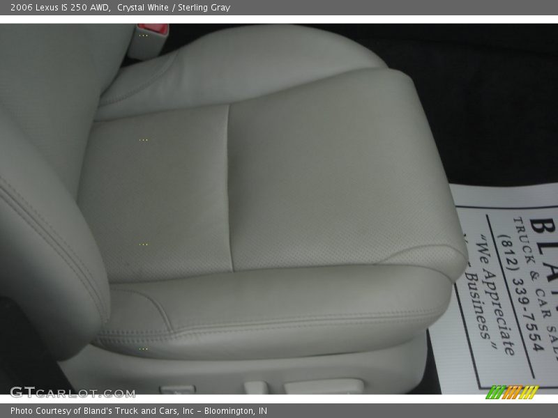 Crystal White / Sterling Gray 2006 Lexus IS 250 AWD