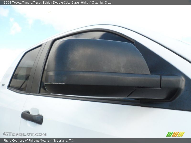 Super White / Graphite Gray 2008 Toyota Tundra Texas Edition Double Cab
