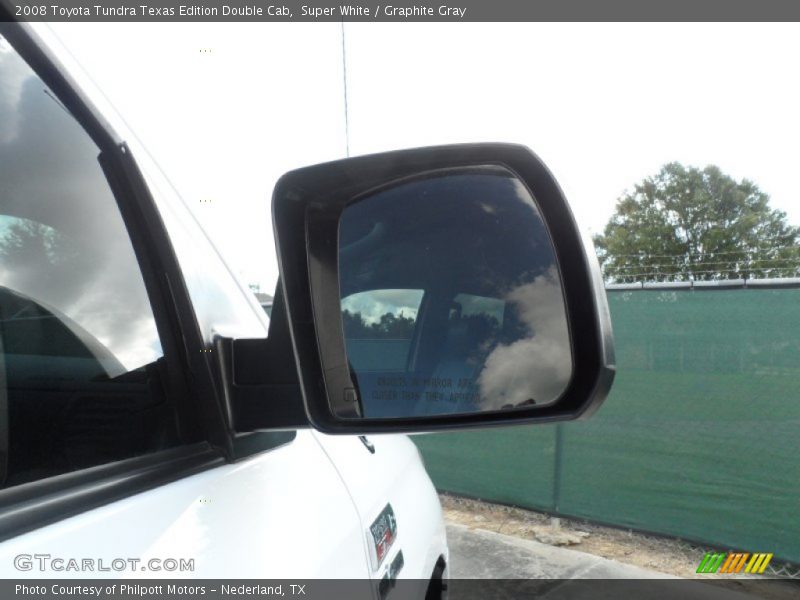 Super White / Graphite Gray 2008 Toyota Tundra Texas Edition Double Cab
