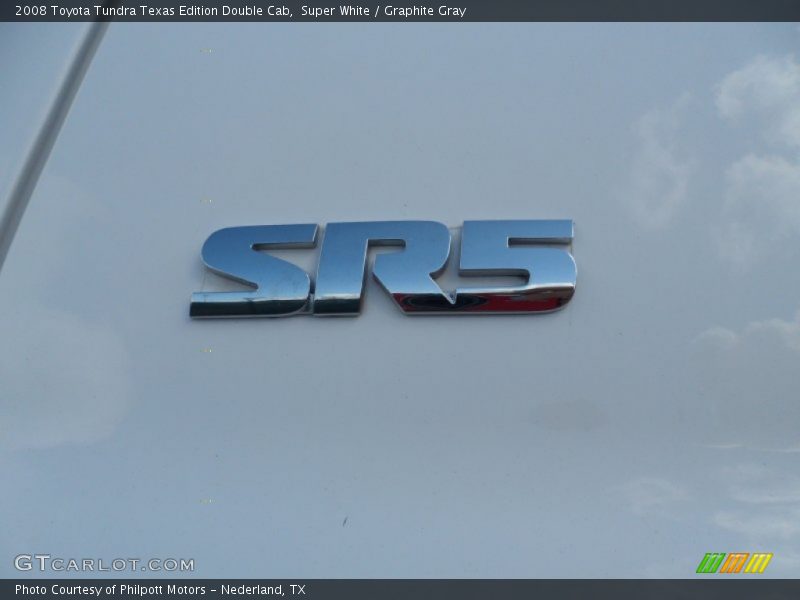 Super White / Graphite Gray 2008 Toyota Tundra Texas Edition Double Cab